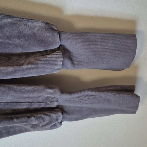 Free People Movement Velour Athleisure Gray Jumpsuit, Size XS Cozy Loungewear - Picture 11 of 14